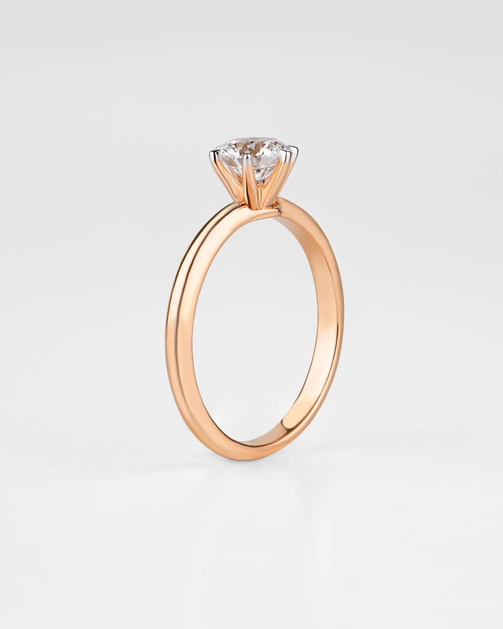 Anel Solitário Ouro 18k com Diamante